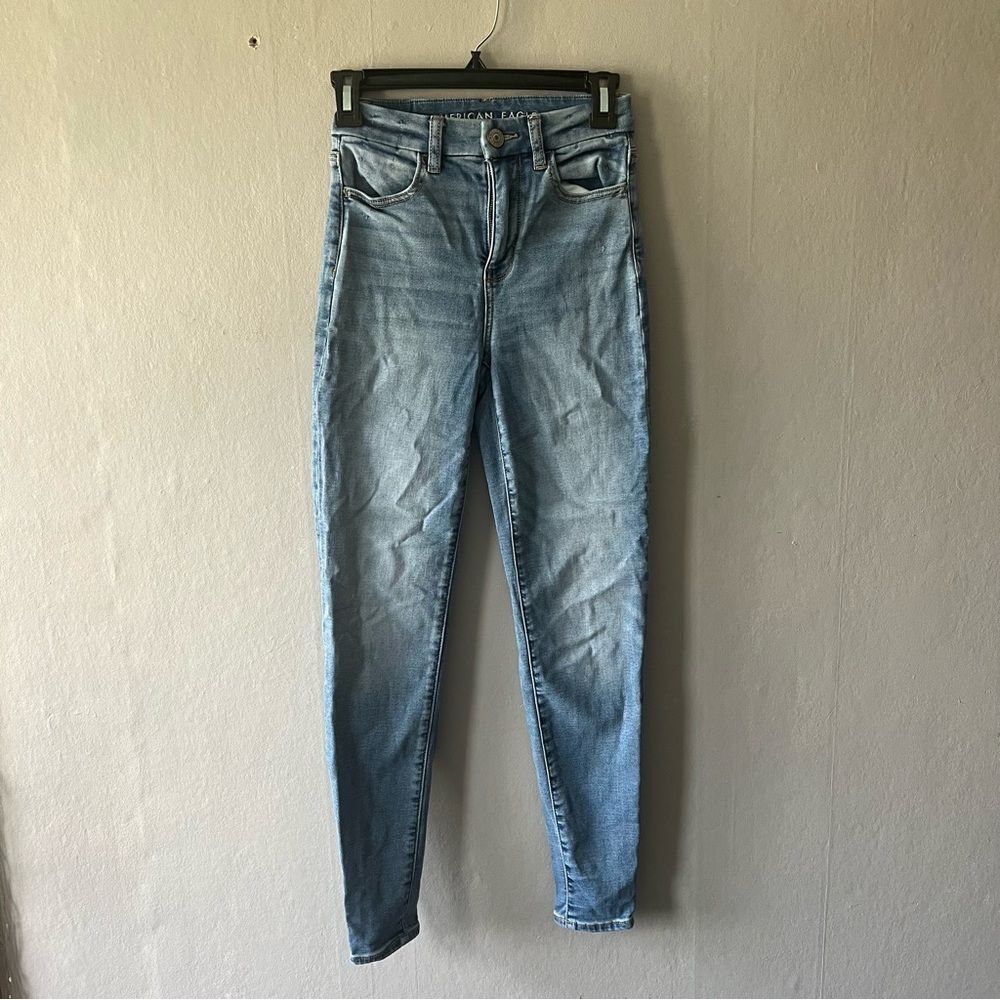 American Eagle Curvy Hi Rise Jeggings Size 00